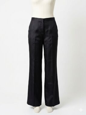 100% Silk Black Pants from The Maxazria Collection